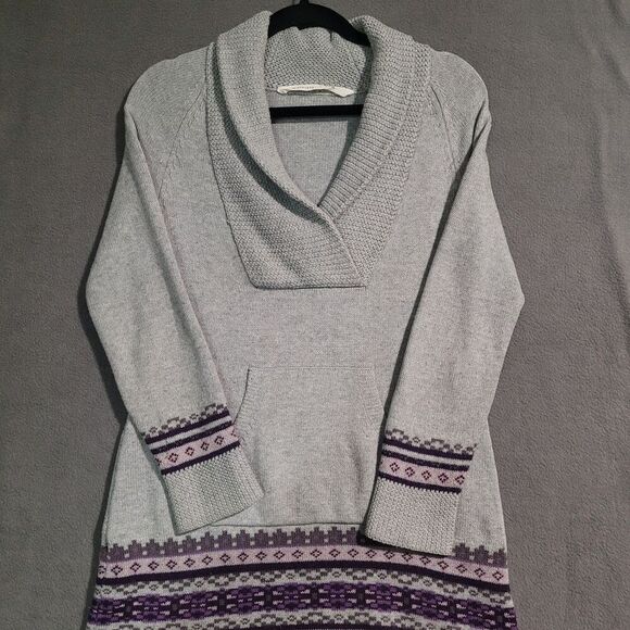 Athleta Pullover Gray Heavy Knit Winter Sweater Women's Small - Picture 1 of 3